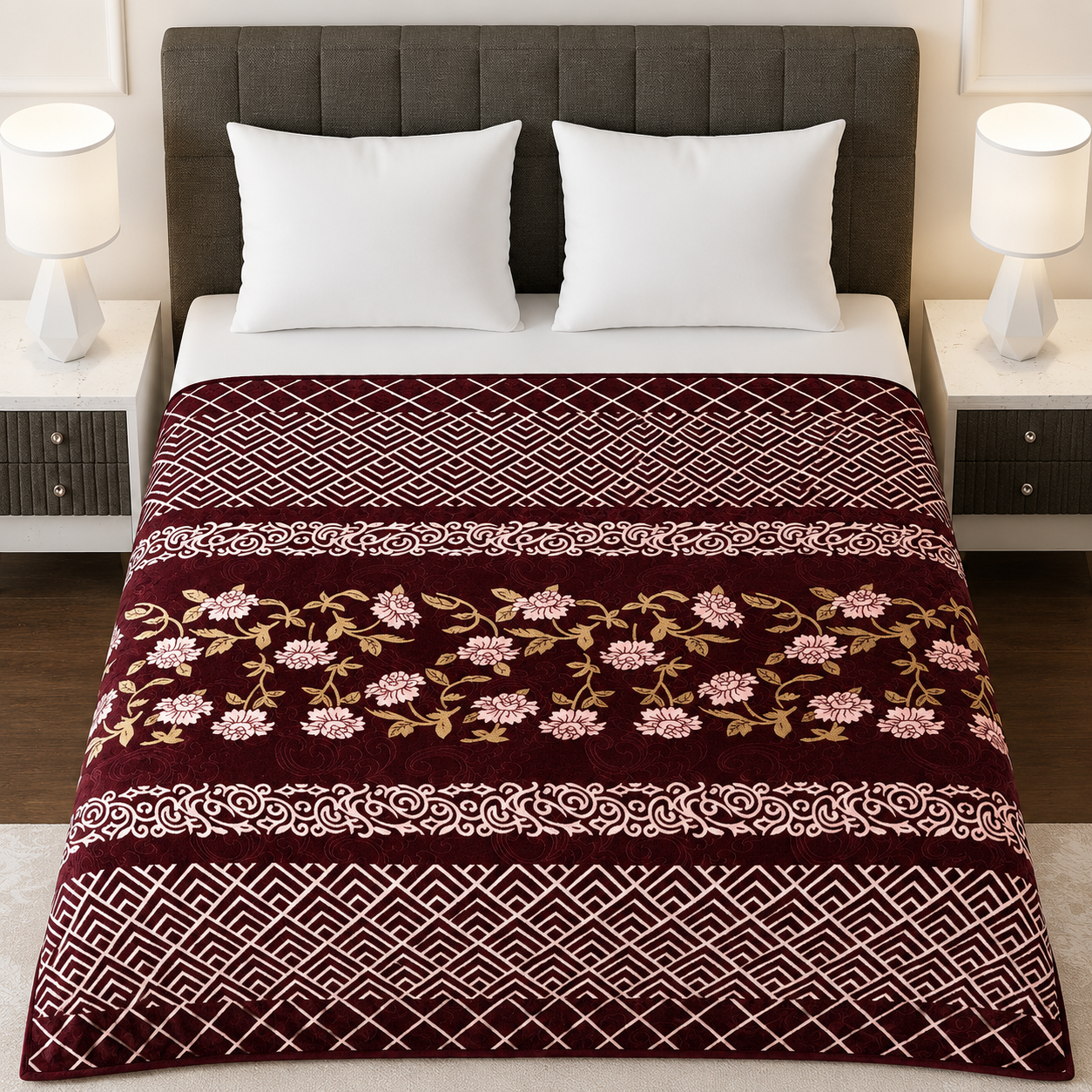 Home Sweet Home AC Blanket 1-Ply Double Bed 02
