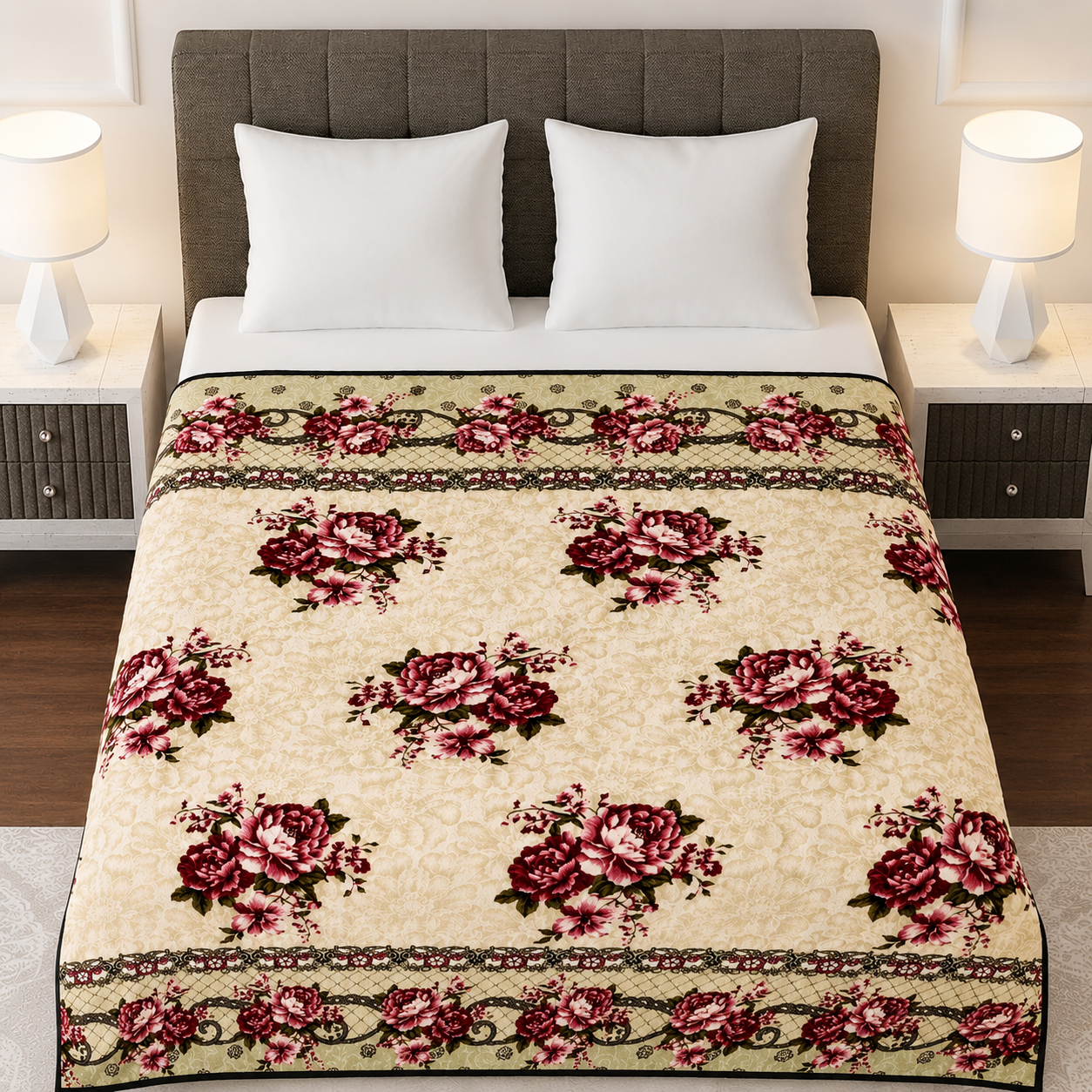 Home Sweet Home AC Blanket 1-Ply Double Bed 08